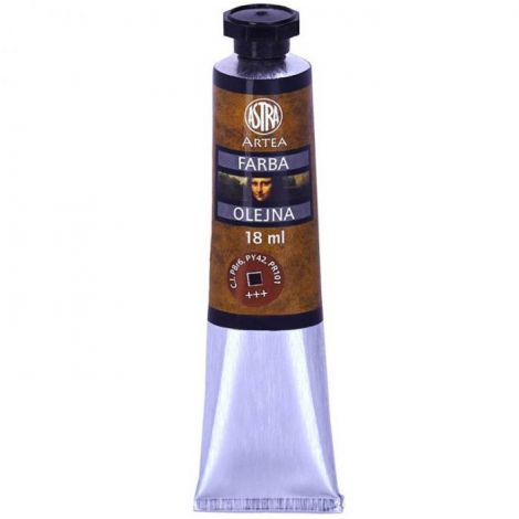 Farba olejna Astra Artea 18ml, Brunat Jasny